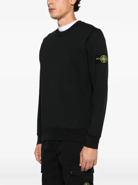 Hanorac Stone Island cu strasuri negru