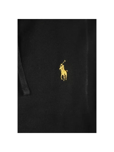 Bluza z kapturem Polo Ralph Lauren polarowa z kapturem czarna