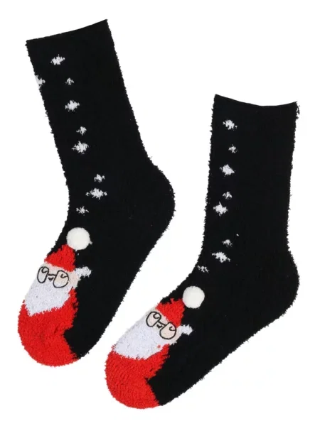 Sokisahtel Čarape VATICAN warm Christmas socks' crna
