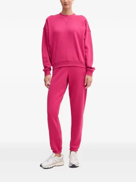 Pantaloni Dkny alergare roz