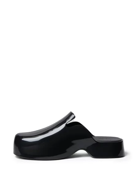 Papuci tip mules Melissa negru