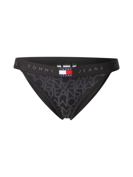 Tommy Hilfiger Bikini partea de jos Negru alb