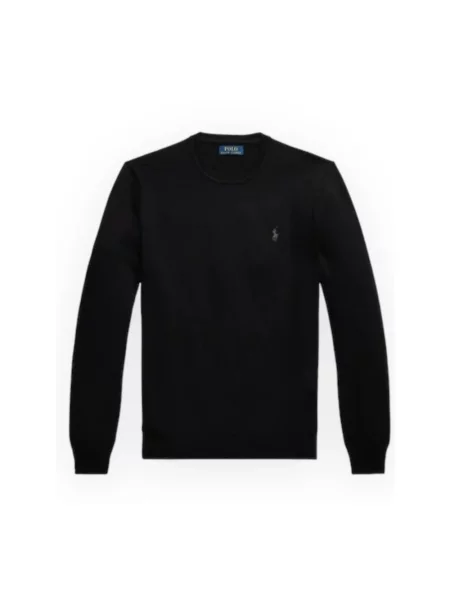 Sweter Polo Ralph Lauren wełniany czarny