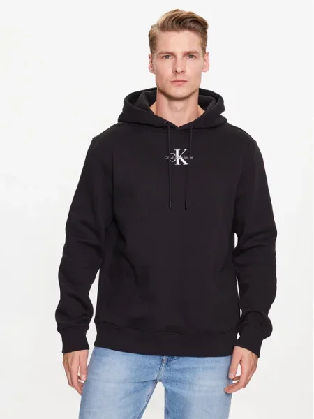 Calvin Klein Jeans Hanorac MONOLOGO negru
