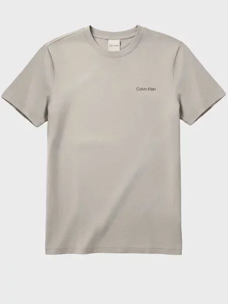 Футболка Calvin Klein с лого бежевая