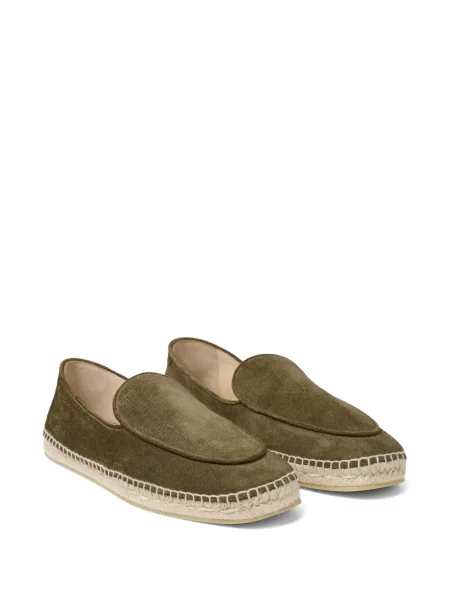Espadrile Jimmy Choo de catifea verde
