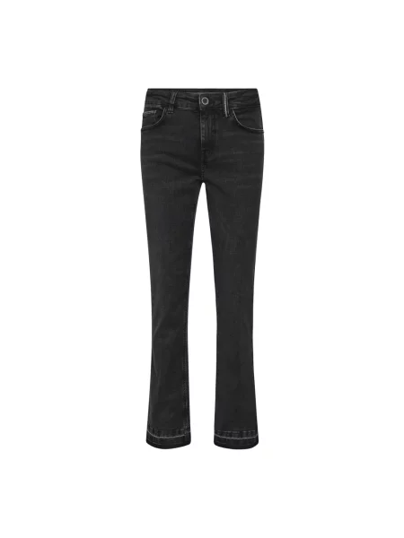 Haftowane jeansy dzwony Mos Mosh czarne