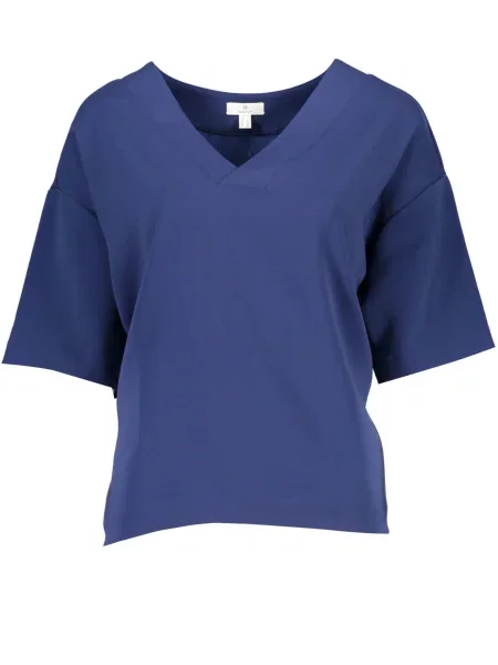 Tricou Gant scurt albastru