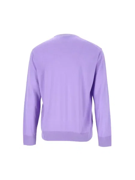 Sweter Tom Ford z wełny merino fioletowy
