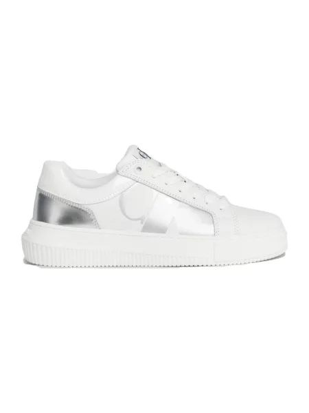 Sneakersy Calvin Klein Jeans chunky białe
