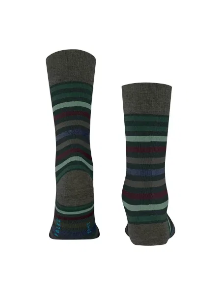 Skarpety Falke Tinted Stripe zielone