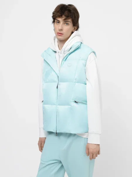 Armani Exchange Жилет з утеплювачем блакитний
