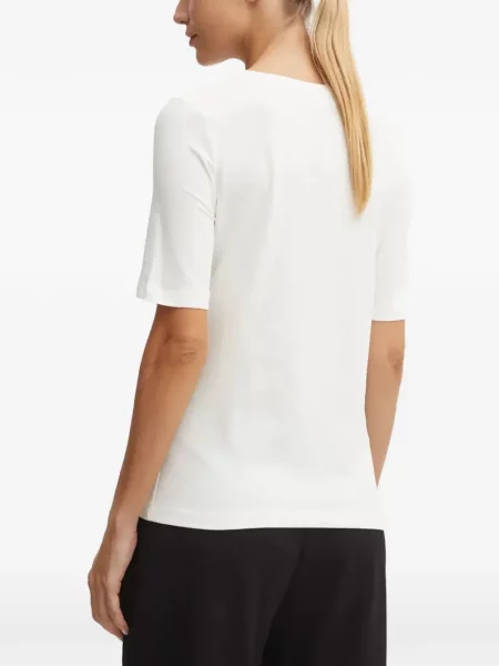 Tricou Sportalm cu imagine alb