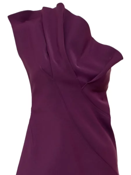Rochie mini Acler cu un umăr gol violet