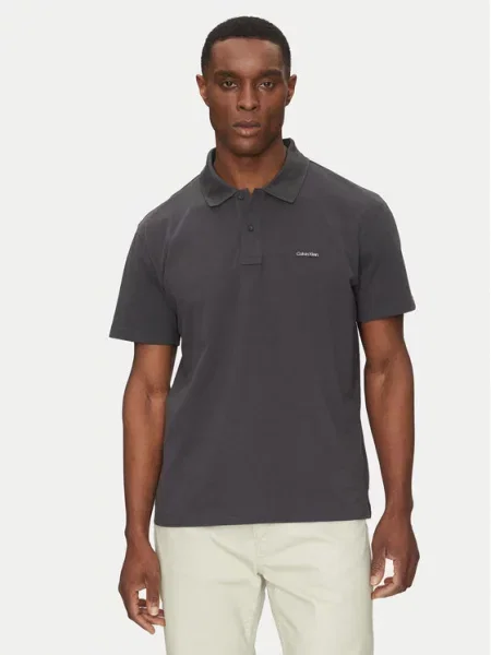Calvin Klein Jeans Polokošile Šedá černé
