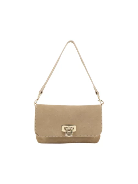 Brise Pisemska torbica Alessa Wild Leather svetlo rjava