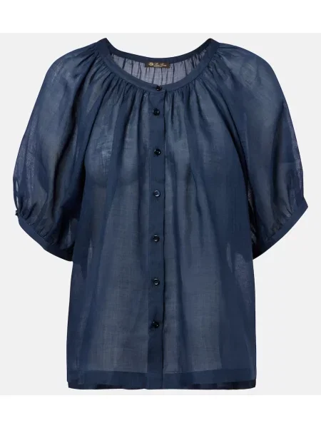 Cămașă Loro Piana albastru