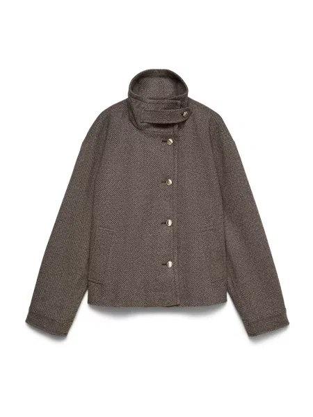 VERO MODA Geacă de primăvară-toamnă VMVIVIANNE ciocolatiu