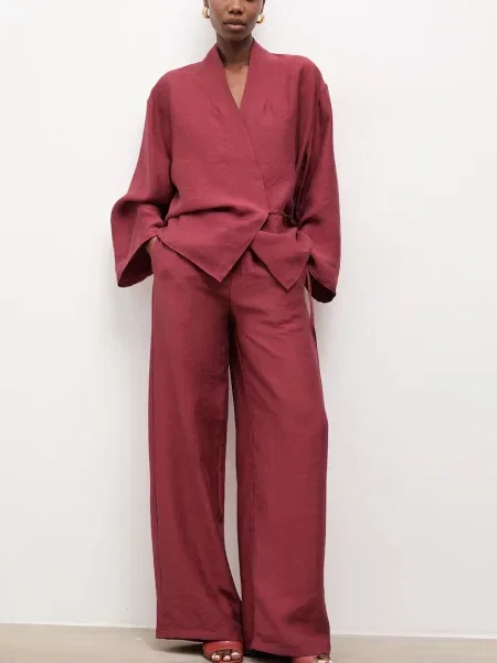 Answear.LAB pantaloni de damă cu lyocell