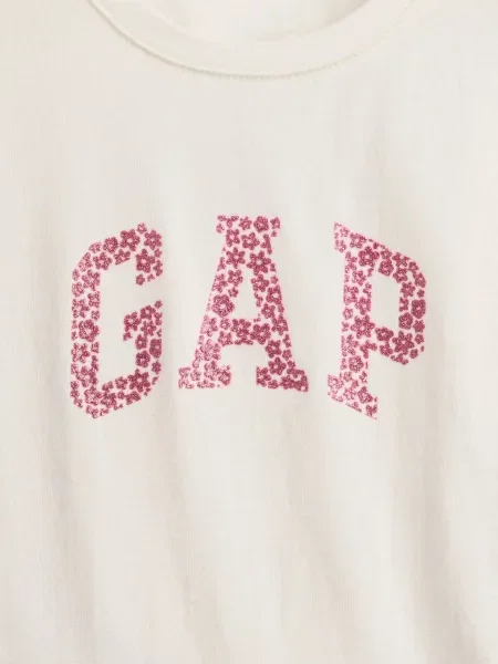 Tricou copii Gap alb