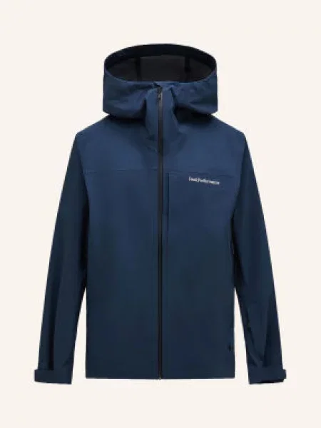 Peak Performance Hardshell Lyžařská Bunda Maroon Hipe® tmavě modrá