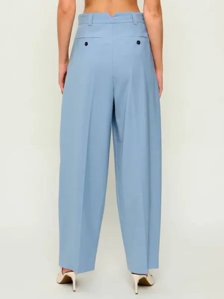 MAX&Co. Pantaloni MCOFONTE cu adaos de lână albastru