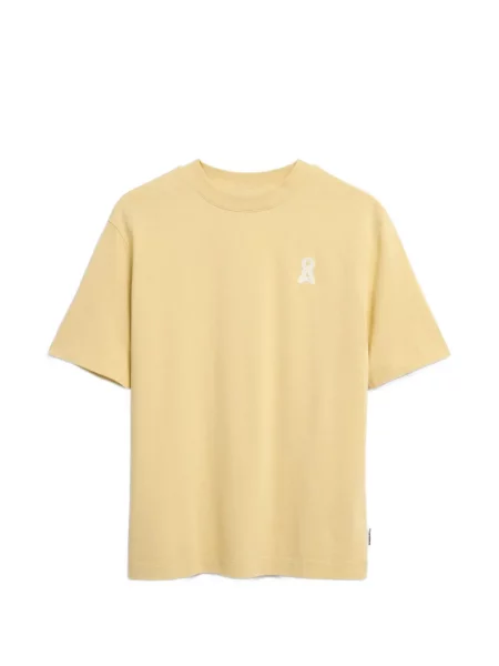 Tricou Armedangels cu imagine galben