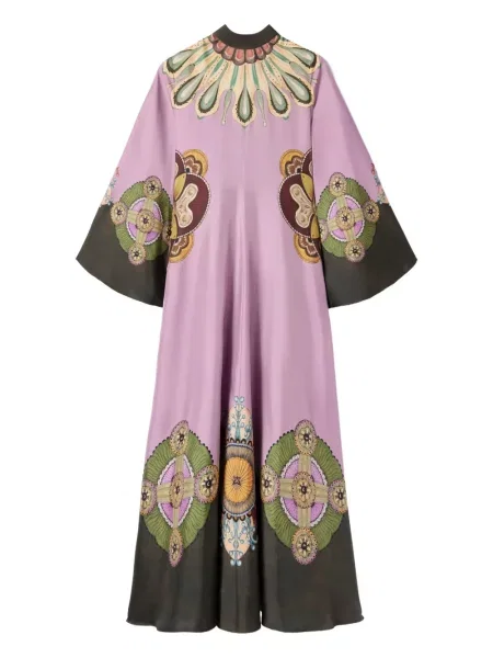 Rochie maxi La Doublej de costum roz