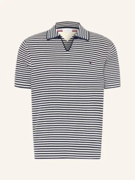Tommy Hilfiger Sweter Polo blau biała