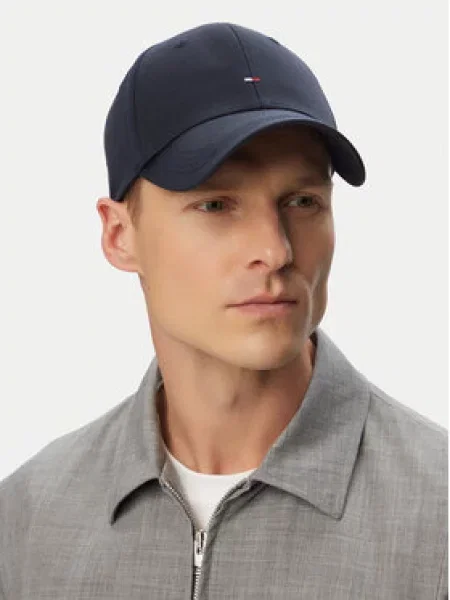 TOMMY HILFIGER Sapkák sötétkék / piros fehér
