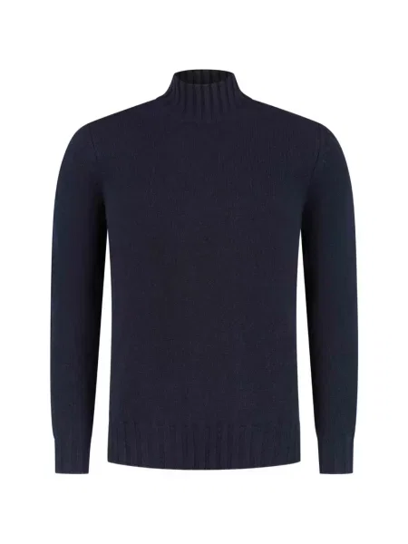 Pulover Doriani Cashmere din cașmir albastru