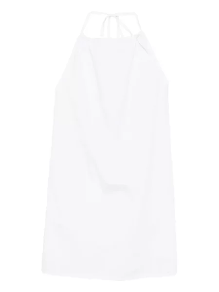Rochie James Perse din poplin de costum alb