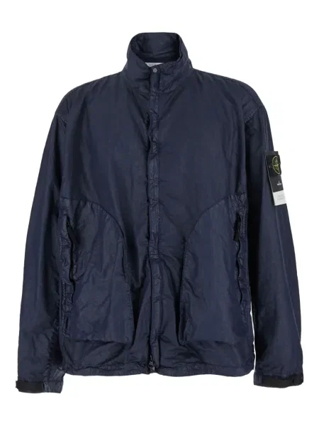 Geacă Stone Island cu strasuri albastru