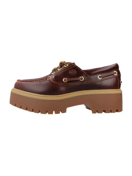 Timberland Loafersy Stone Street Boat brązowy