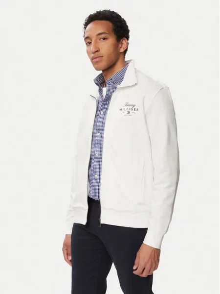 Tommy Hilfiger Džemperis Script Stack balta