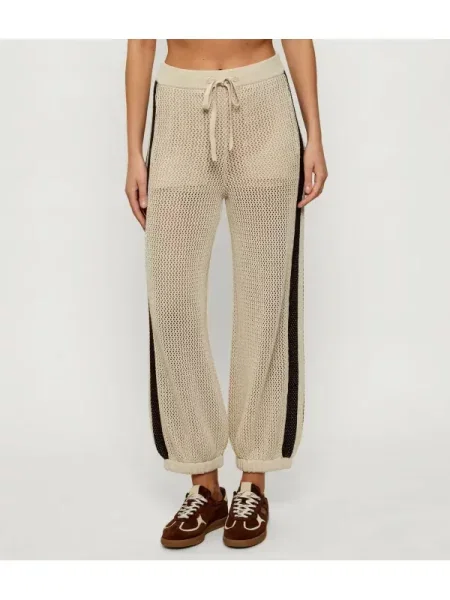 Pinko Pantaloni de trening NEBULOSA | Relaxed fit bej