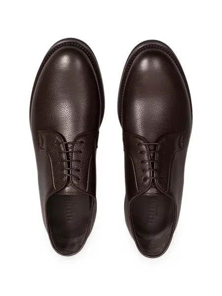 Pantofi derby Peserico din piele maro