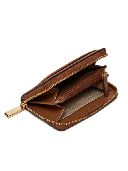Portfel Michael Michael Kors skórzany brązowy
