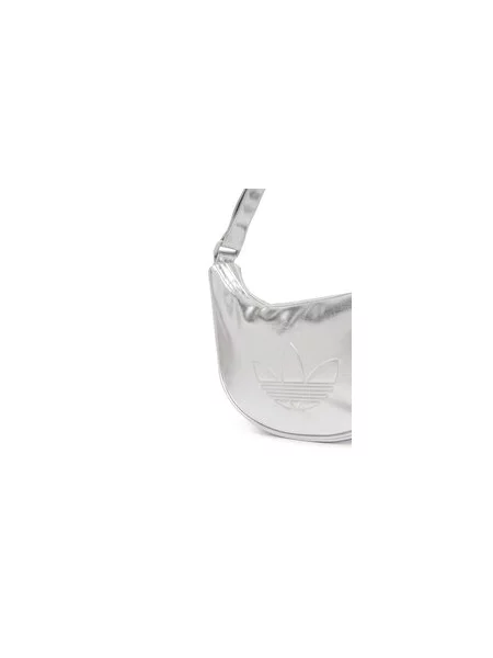 Adidas Torbica Adicolor Half Crescent Bag Metallic Pu Srebrna