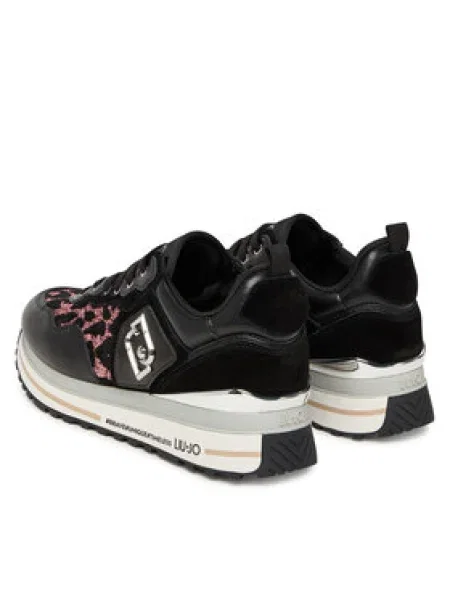 Liu Jo Sneakersy Maxi Wonder 01 čierna