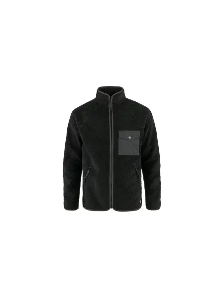 Fjällräven Vardag Pile Fleece Mężczyźni Bluzy i bluzy z kapturem Fjällräven Size: S czarny