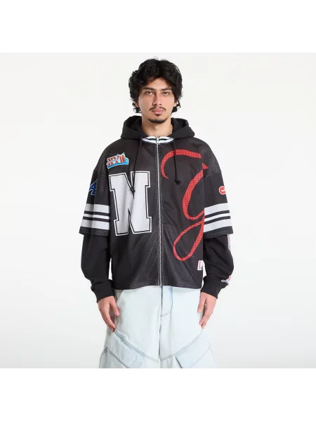 Суичър с качулка Awake Ny от джърси черно