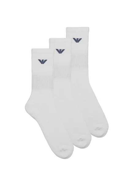 Nogavice Emporio Armani bela