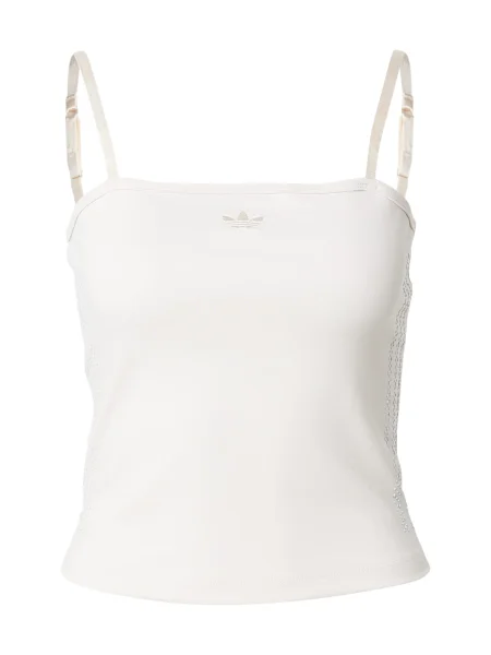 ADIDAS ORIGINALS Top natural alb