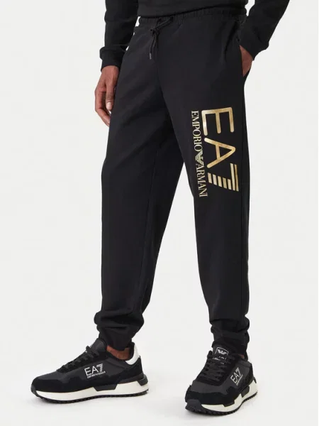 Emporio Armani Spodnie dresowe czarny