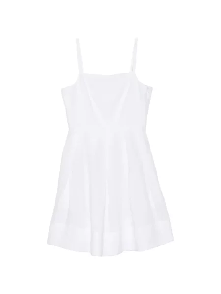 Rochie mini Eleventy cu bretele alb