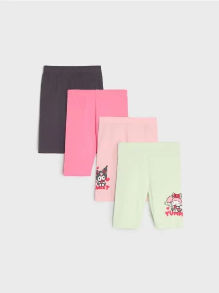 Sinsay cyklistické kraťasy 4 pack Hello Kitty and Friends vícebarevná