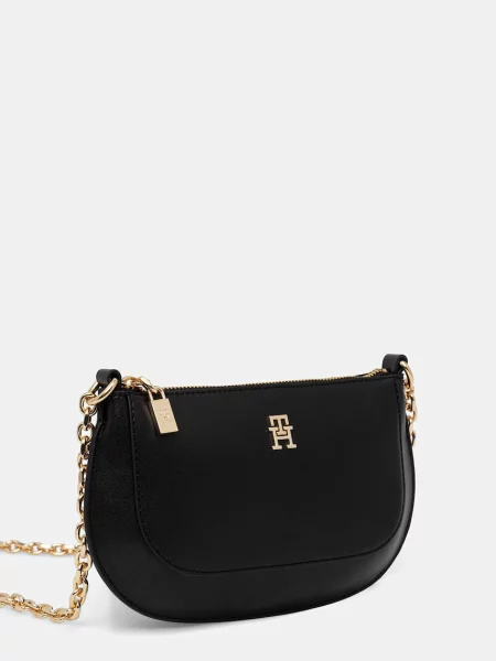 TOMMY HILFIGER Geantă de umăr negru
