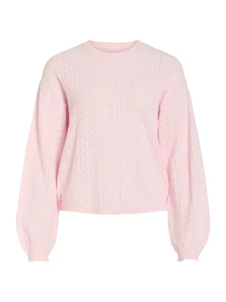 VILA Pulover VIEMI' roz