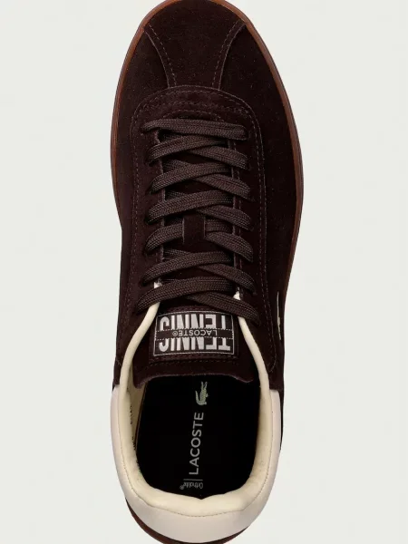 Замшевые кроссовки Lacoste